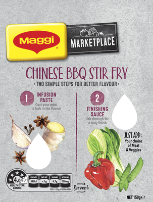 MAGGI Chinese BBQ Pork Stir Fry