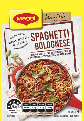 MAGGI Spaghetti Bolognese Recipe Base