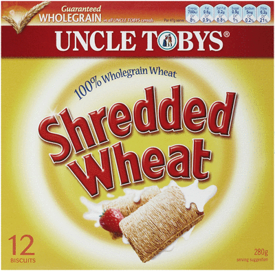 UNCLE TOBYS Shredded Wheat