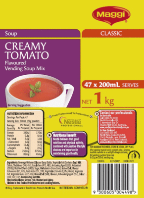MAGGI Creamy Tomato Flavoured Vending Soup Mix