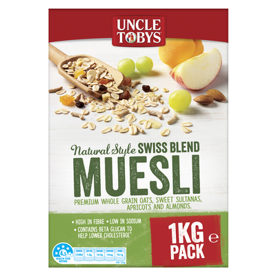 UNCLE TOBYS Natural Style SWISS BLEND MUESLI