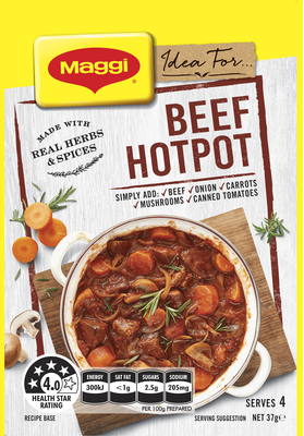 MAGGI Slow Cooker Classic Beef Hotpot Recipe Base