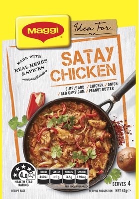 MAGGI Satay Chicken Recipe Base